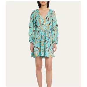 A.L.C. Sally Cotton Dress in Grotto Multi